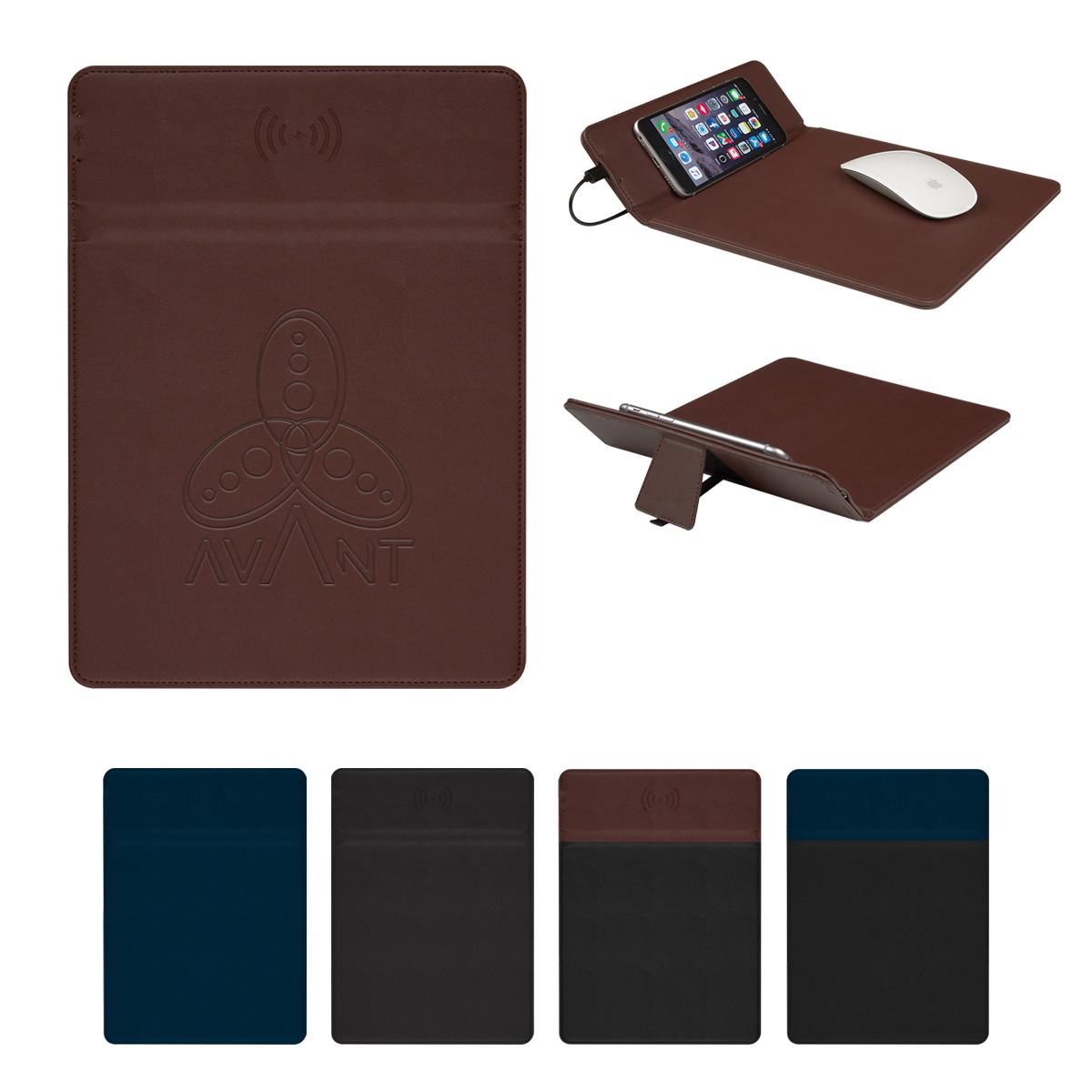 WIRELESS CHARGING MOUSE PAD WITH PHONE STAND