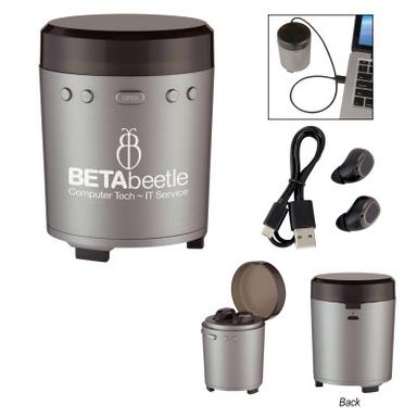 IN-SYNC WIRELESS EARBUDS AND SPEAKER SET