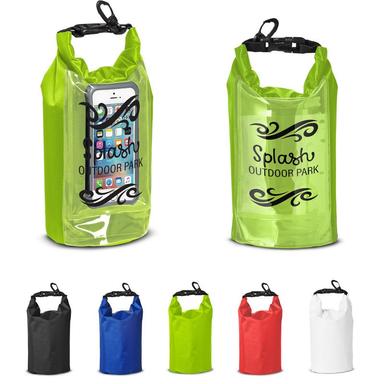 2L WATER-RESISTANT DRY BAG WITH MOBILE POCKET