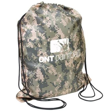 CAMO DRAWSTRING BACKPACK