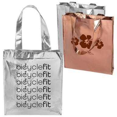 METALLIC GIFT TOTE