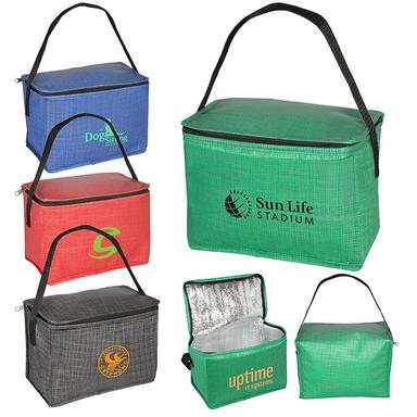 6 PACK TONAL NON-WOVEN COOLER BAG