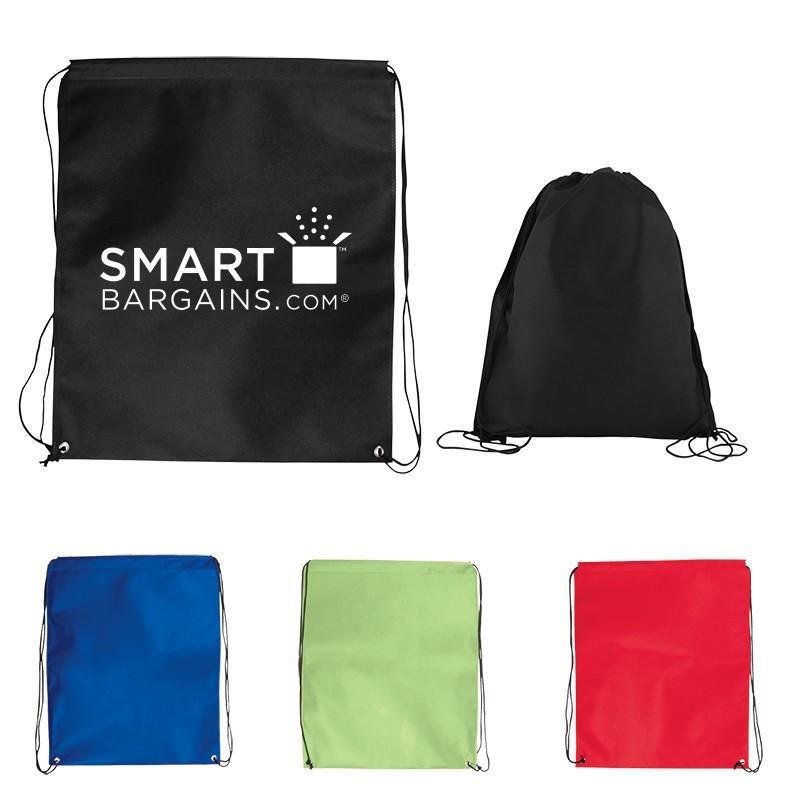 JUMBO NON-WOVEN DRAWSTRING CINCH-UP BACKPACK