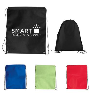 JUMBO NON-WOVEN DRAWSTRING CINCH-UP BACKPACK