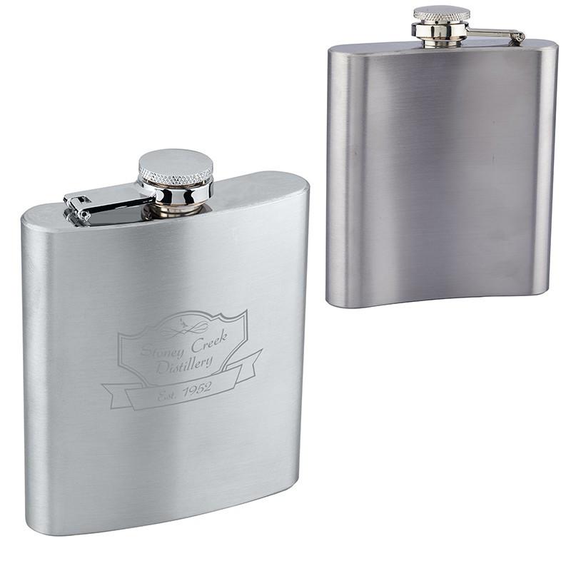 6 OZ. STAINLESS STEEL FLASK
