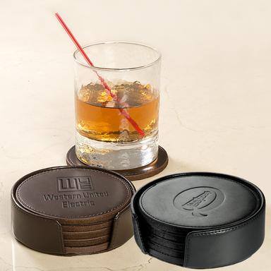 LINCOLN CENTER ROUND COASTER SET