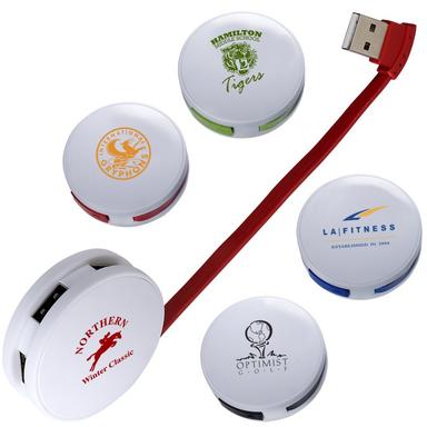 ROUND 4-PORT USB HUB