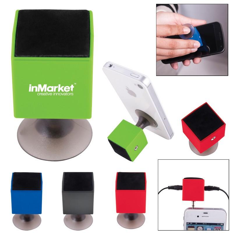 2-IN-1 EARBUD / JACK SPLITTER & DEVICE STAND