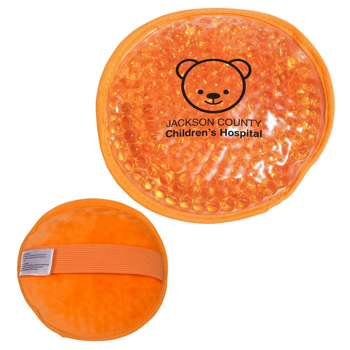 Plush Round Aqua Pearls™ Hot/Cold Pack