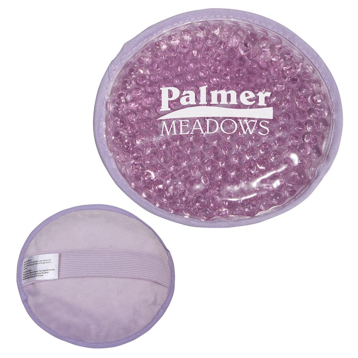 Plush Round Aqua Pearls™ Hot/Cold Pack