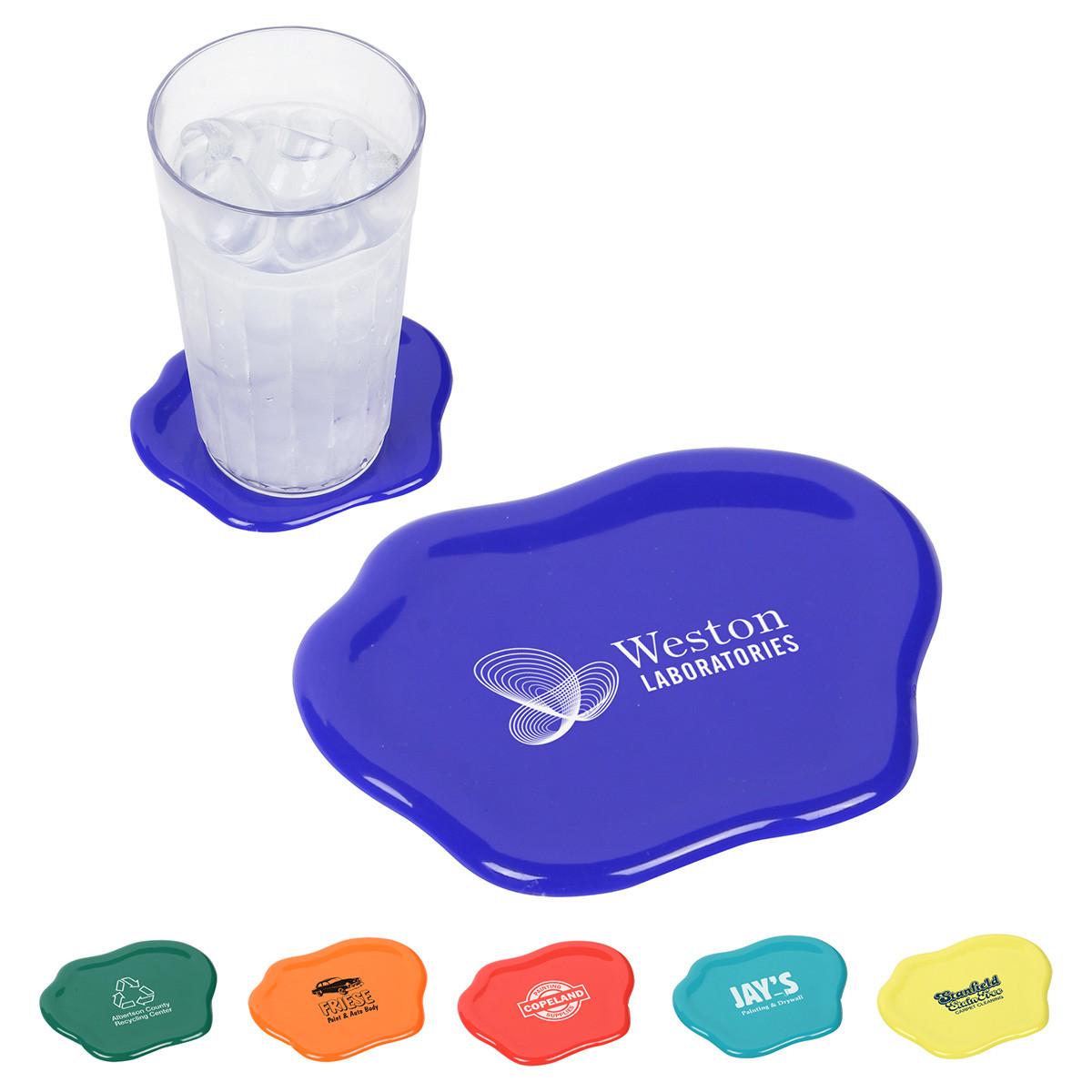 Splash O' Color PVC Coaster