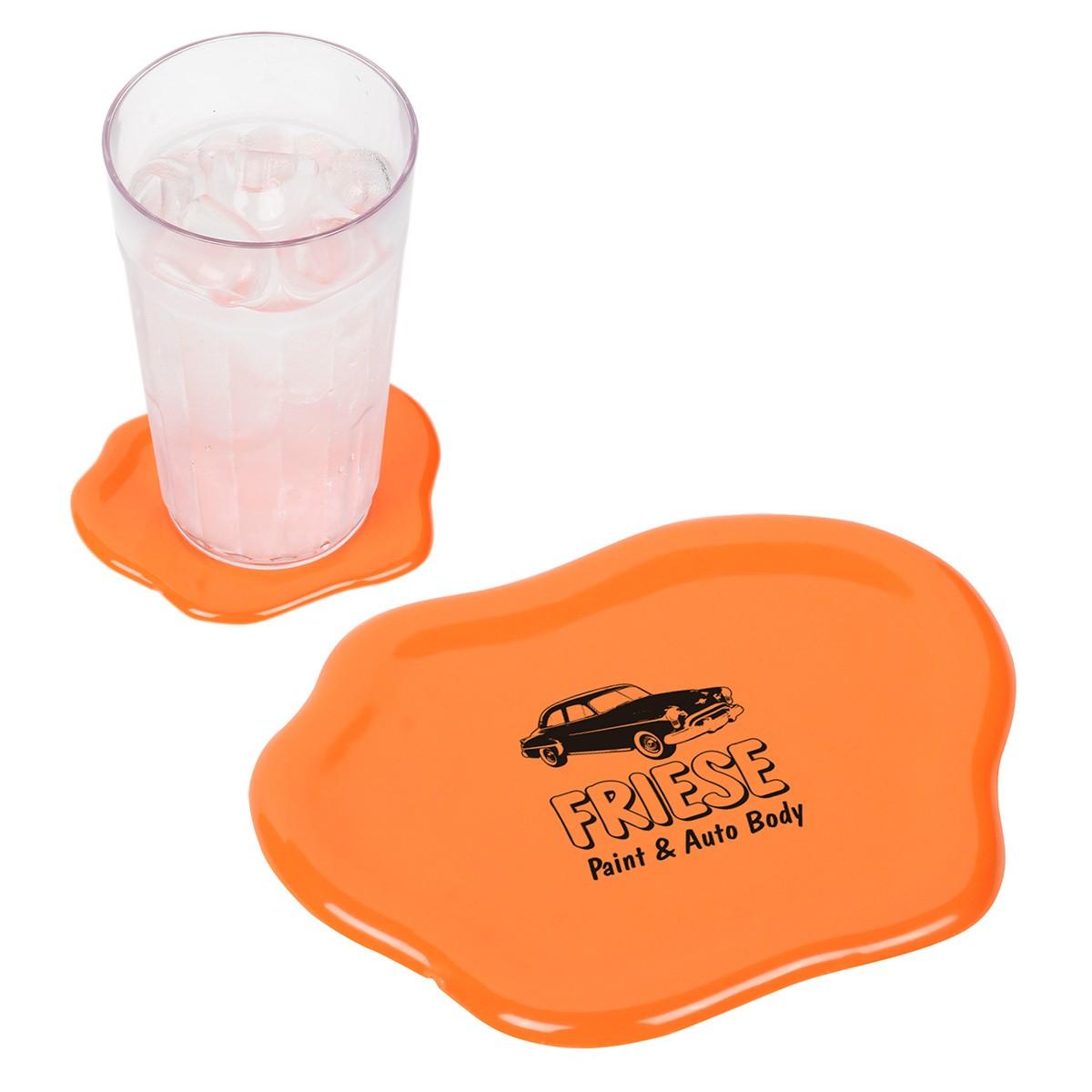 Splash O' Color PVC Coaster