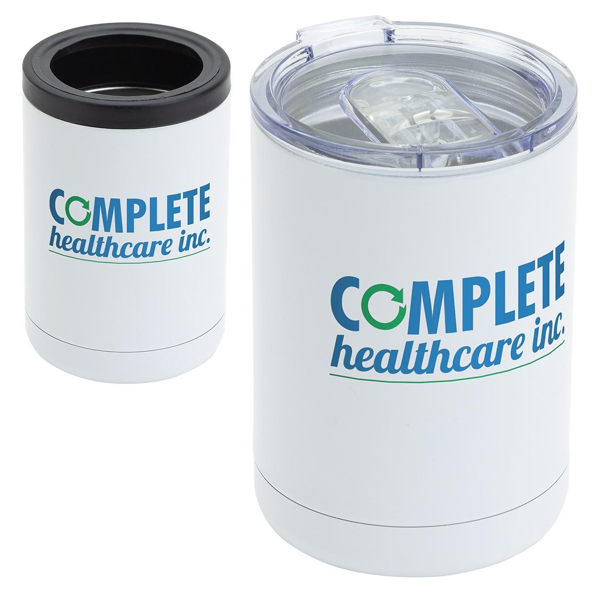 Coventry 12 oz Vacuum Insulated Stainless Steel Tumbler + Can Cooler