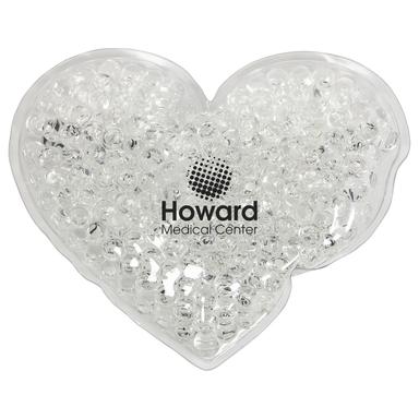 Large Heart Aqua Pearls Hot/Cold Pack