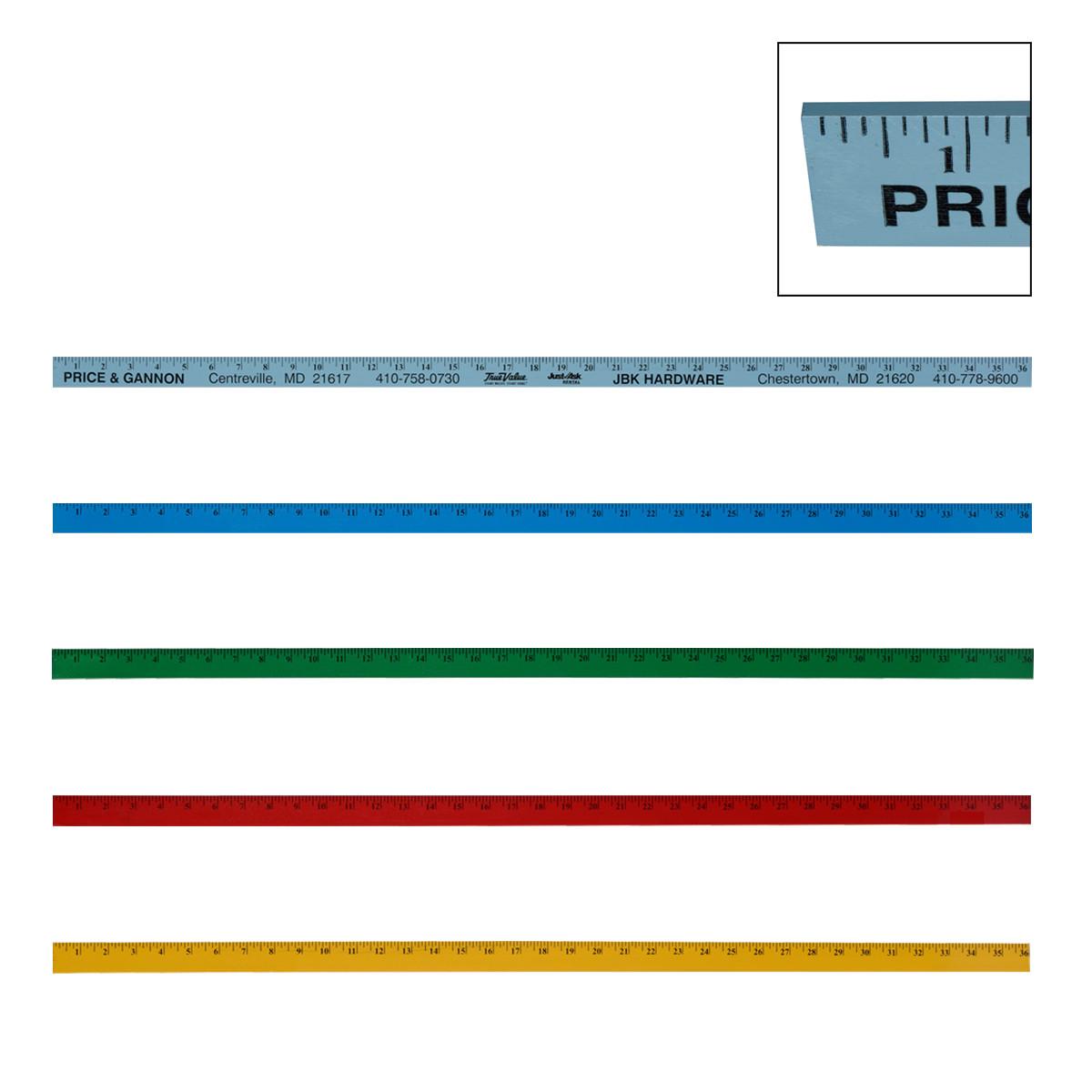 COLORFUL ENAMELED YARDSTICK