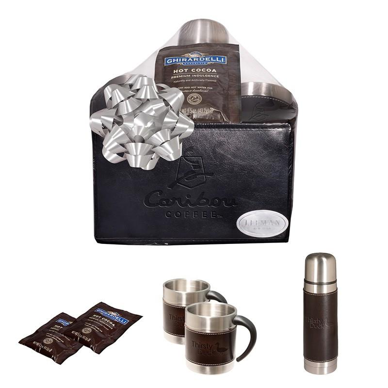 EMPIRE THERMAL BOTTLE & CUPS GHIRARDELLI® COCOA SET