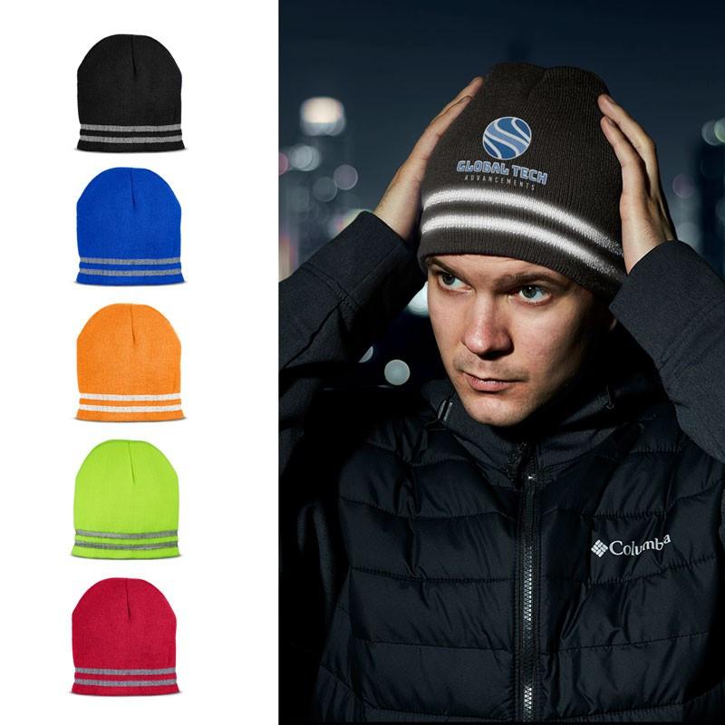 REFLECTIVE KNIT BEANIE