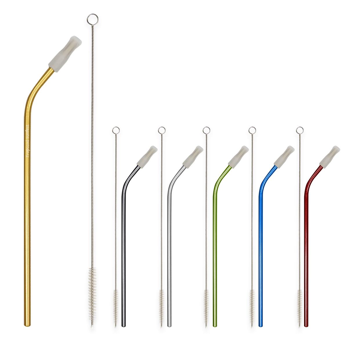 BENT STAINLESS STEEL STRAW