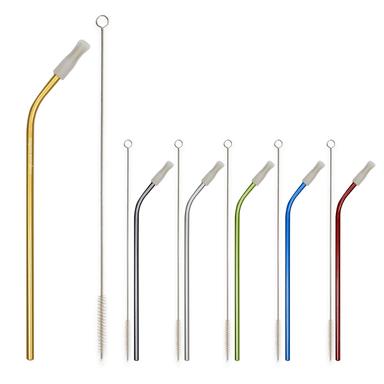 BENT STAINLESS STEEL STRAW