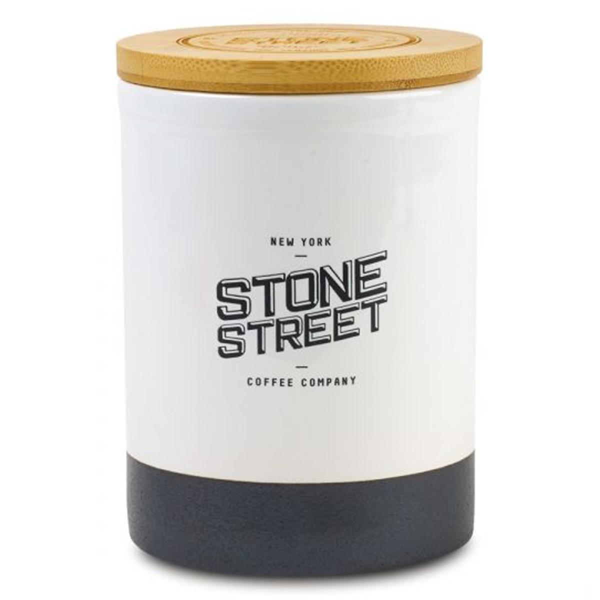 Aurora Bamboo Ceramic Coffee Canister