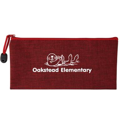 HEATHERED SCHOOL POUCH