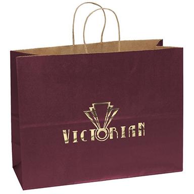 Judy Matte Paper Shopper - 16W x 6 x 12H