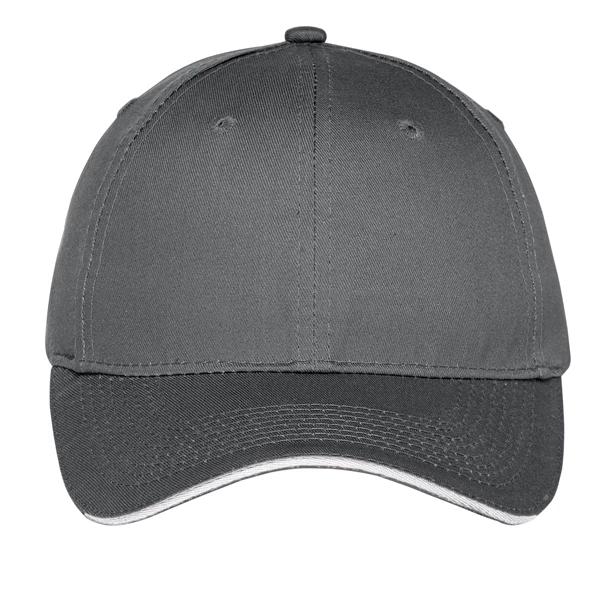 Port & Company Unstructured Sandwich Bill Cap.