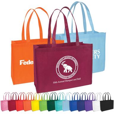 Promotional Trade Show Tote Bags 16"W x 12"H x 6"D