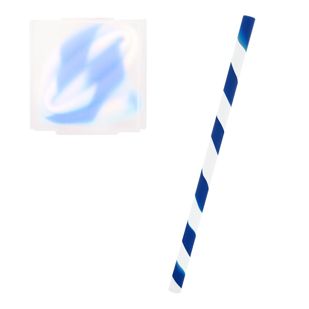 White w/Blue
