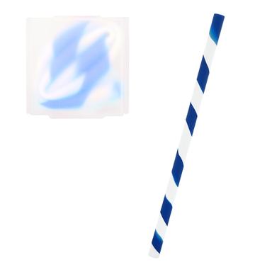 White w/Blue