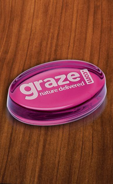 Gemstone Paperweight Pink