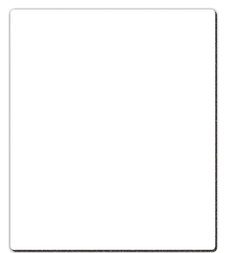 Rectangle Firm Surface Mouse Pad (8"x9-1/2"x1/16")