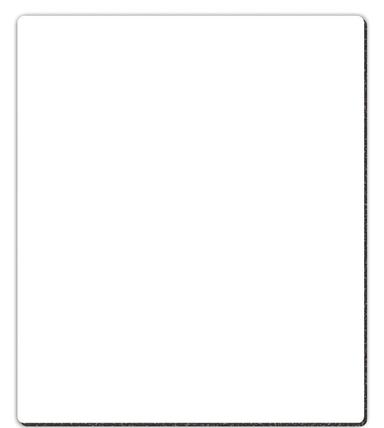 Rectangle Firm Surface Mouse Pad (8"x9-1/2"x1/16")