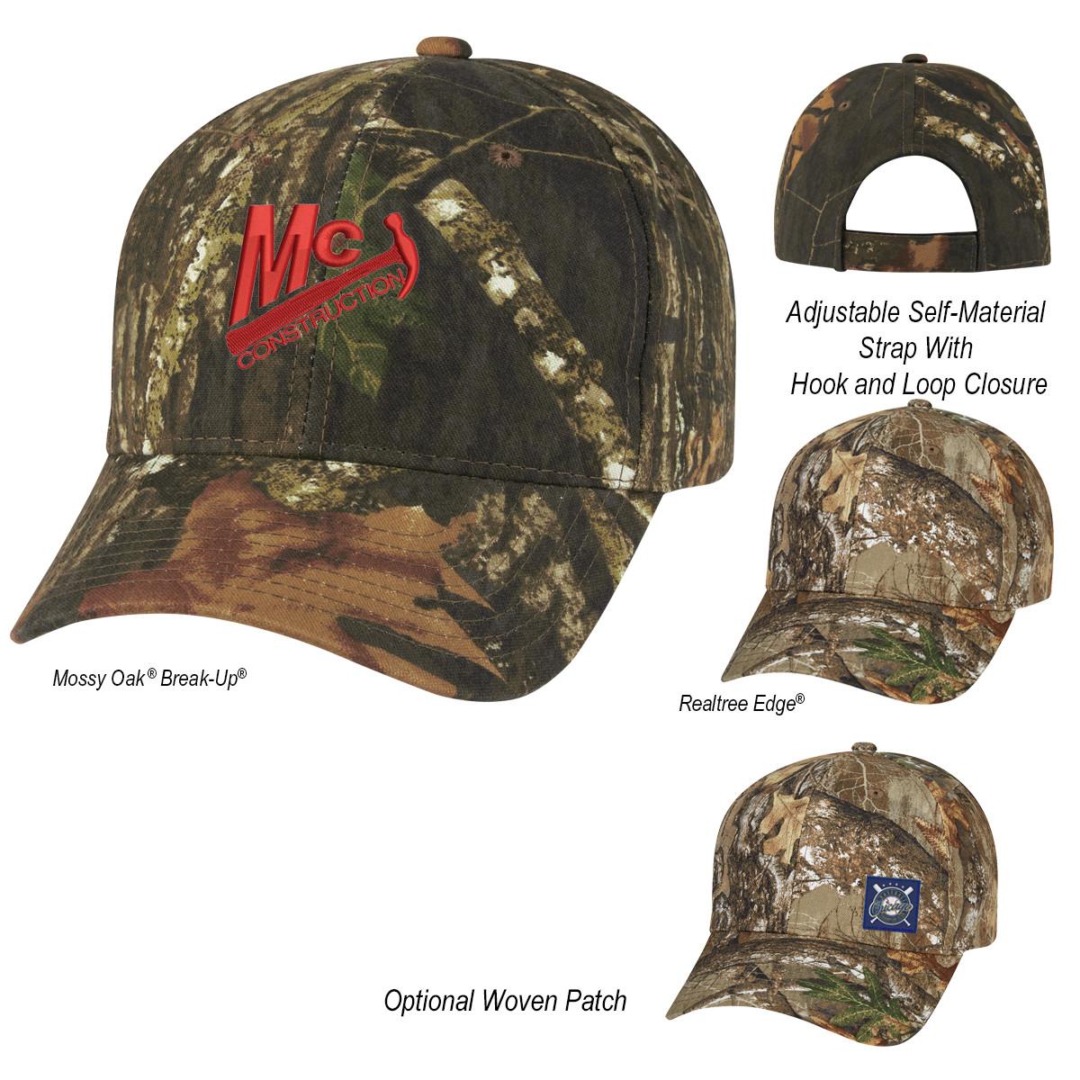 REALTREE® AND MOSSY OAK® HUNTER'S RETREAT CAMOUFLAGE CAP