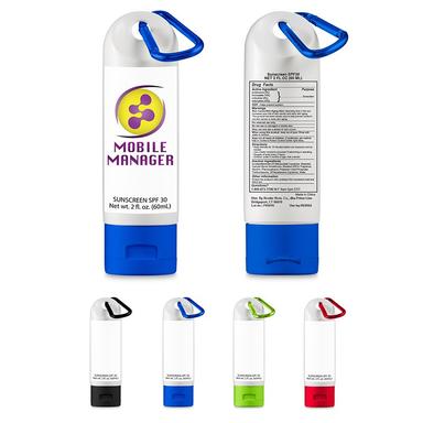 2 OZ. SUNSCREEN WITH CARABINER - SPF 30